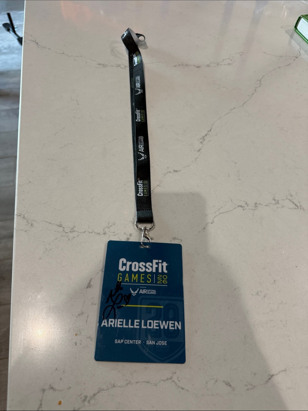 Games 2026 Blue Event Lanyard Badge - - Picture 2 of 3